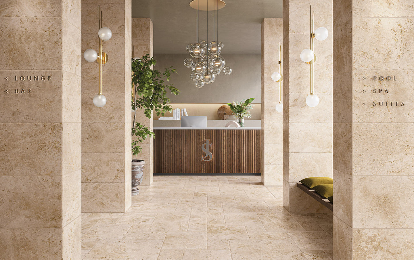 Romano French pattern Beige