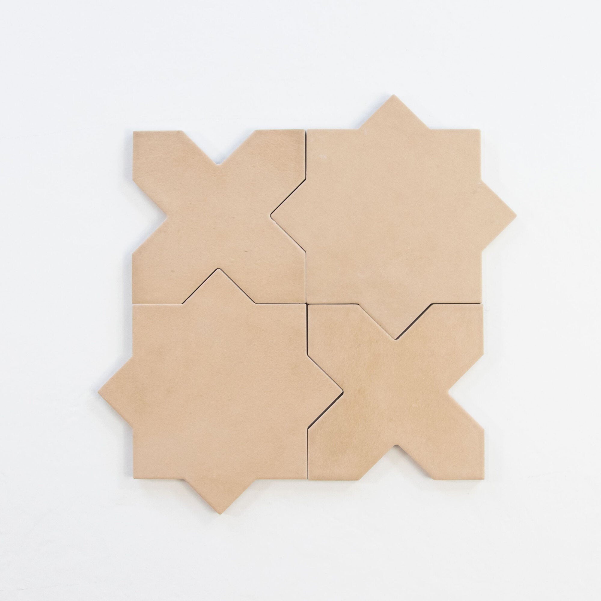 Star & Cross tiles fawn matt