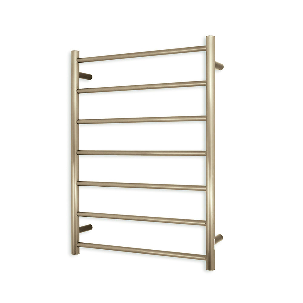 7 Bar Round Heated towel rail