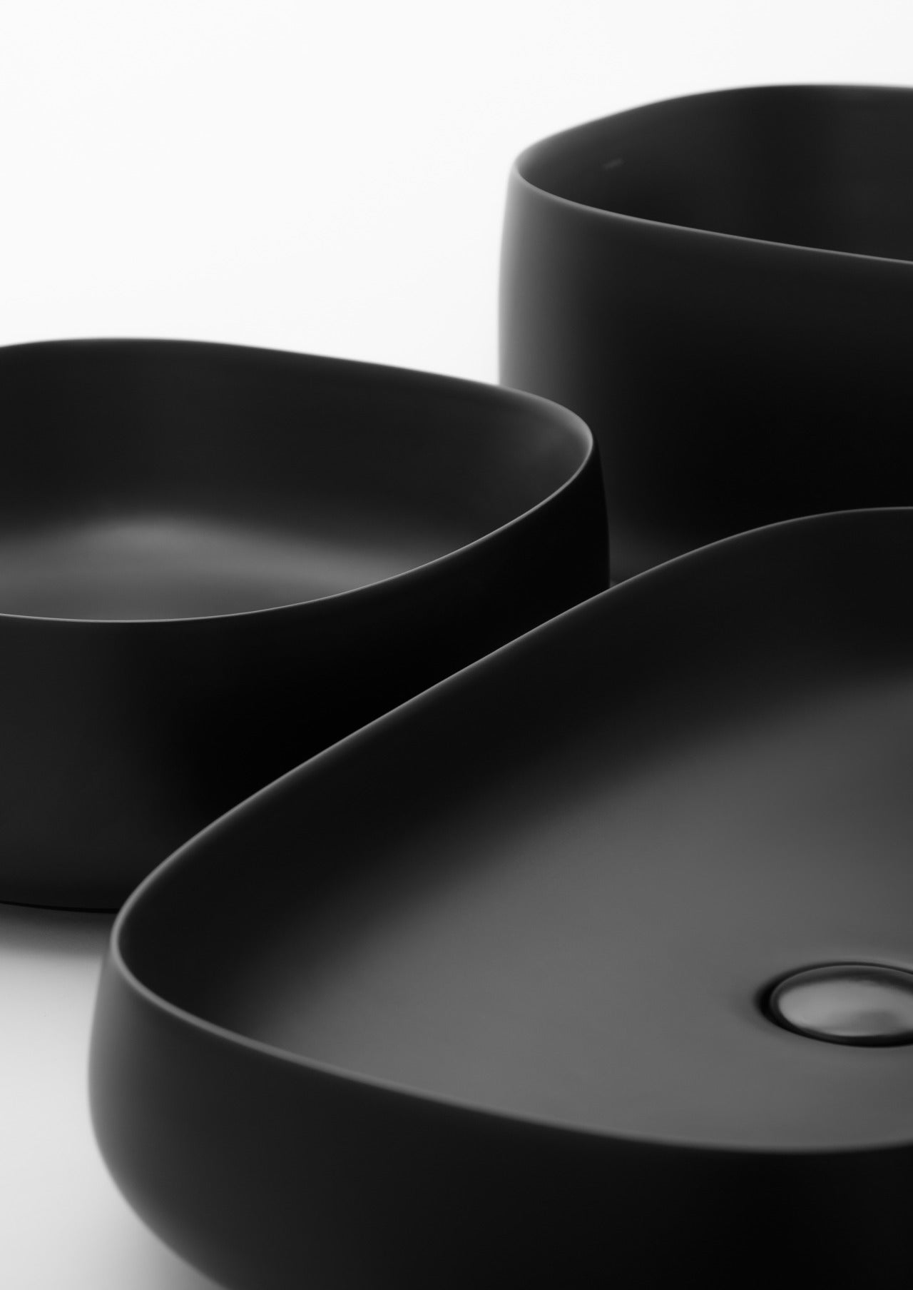 Seed 70 Matt Black above counter basin