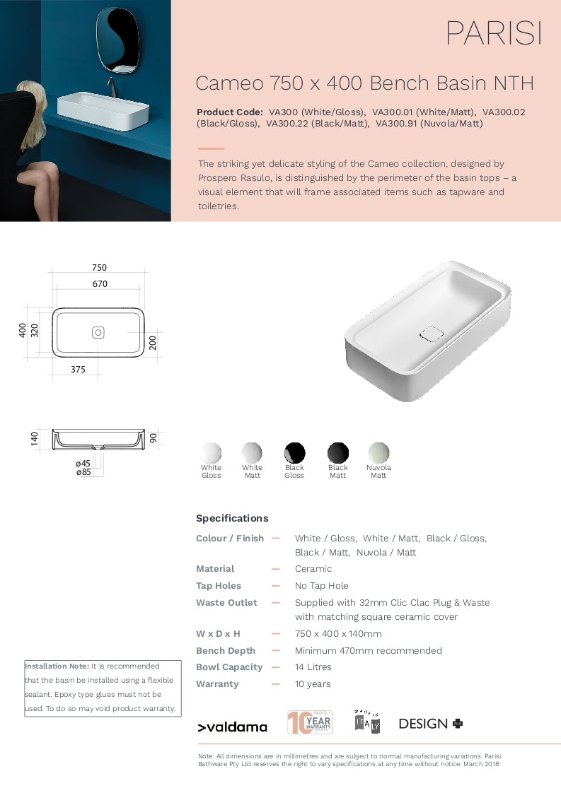 Cameo By Valdama 750X400