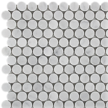 Carrara mosaic tiles