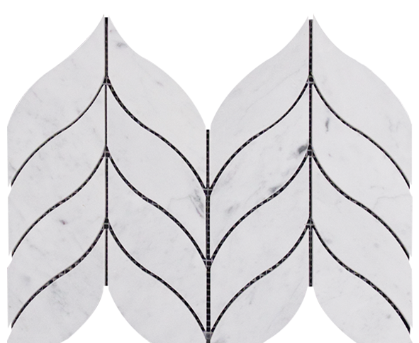 Carrara mosaic tiles