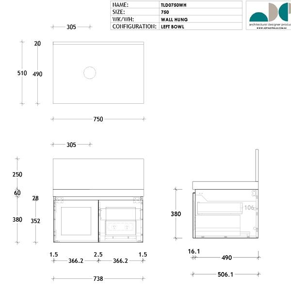 London vanity by ADP