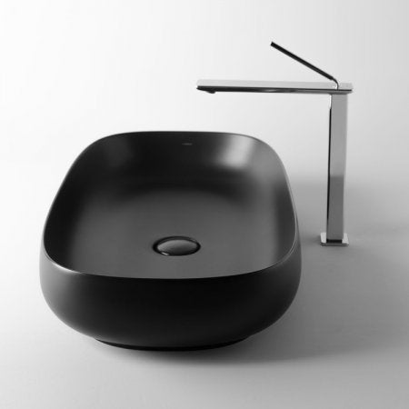 Seed 70 Matt Black above counter basin