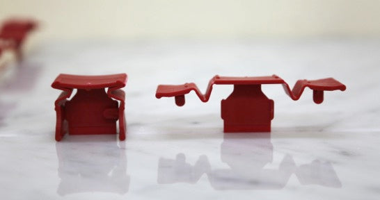 Tuscan seamclip red clip Levelling system